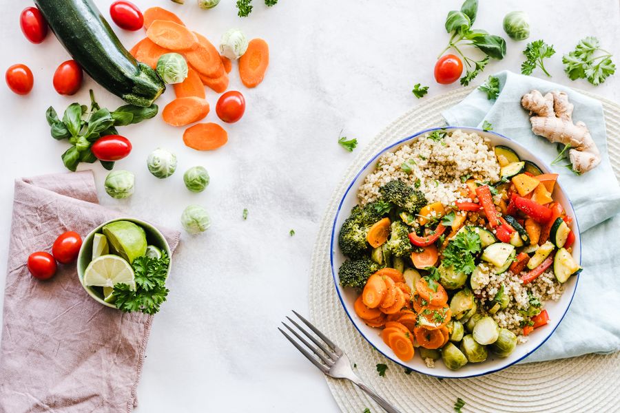 Food creator preparing a recipe for their audience